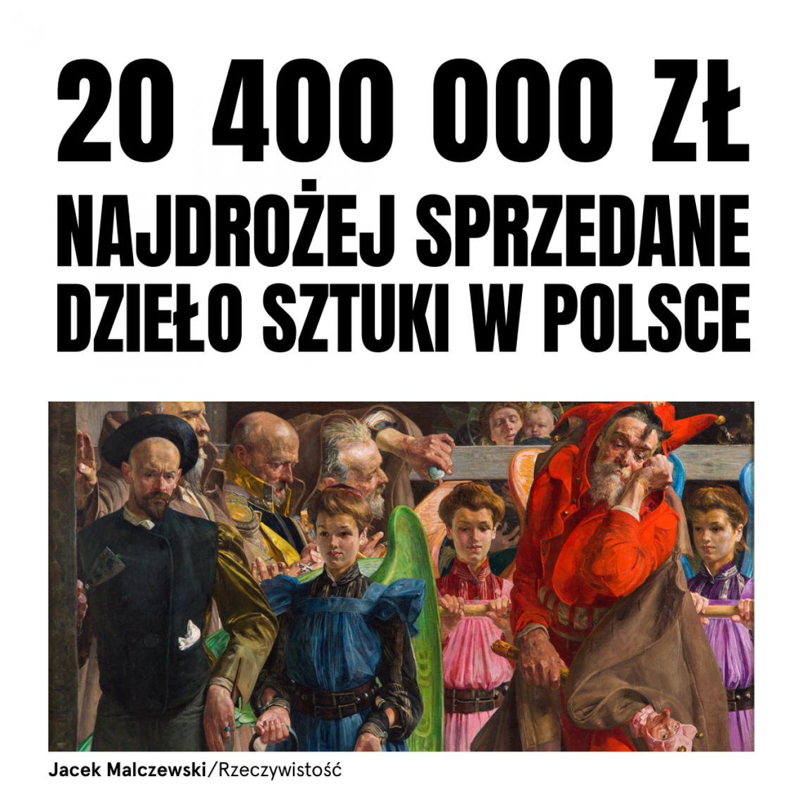 Obraz Malczewskiego najdrożej sprzedanym dziełem sztuki w Polsce Obraz Malczewskiego najdrożej sprzedanym dziełem sztuki w Polsce