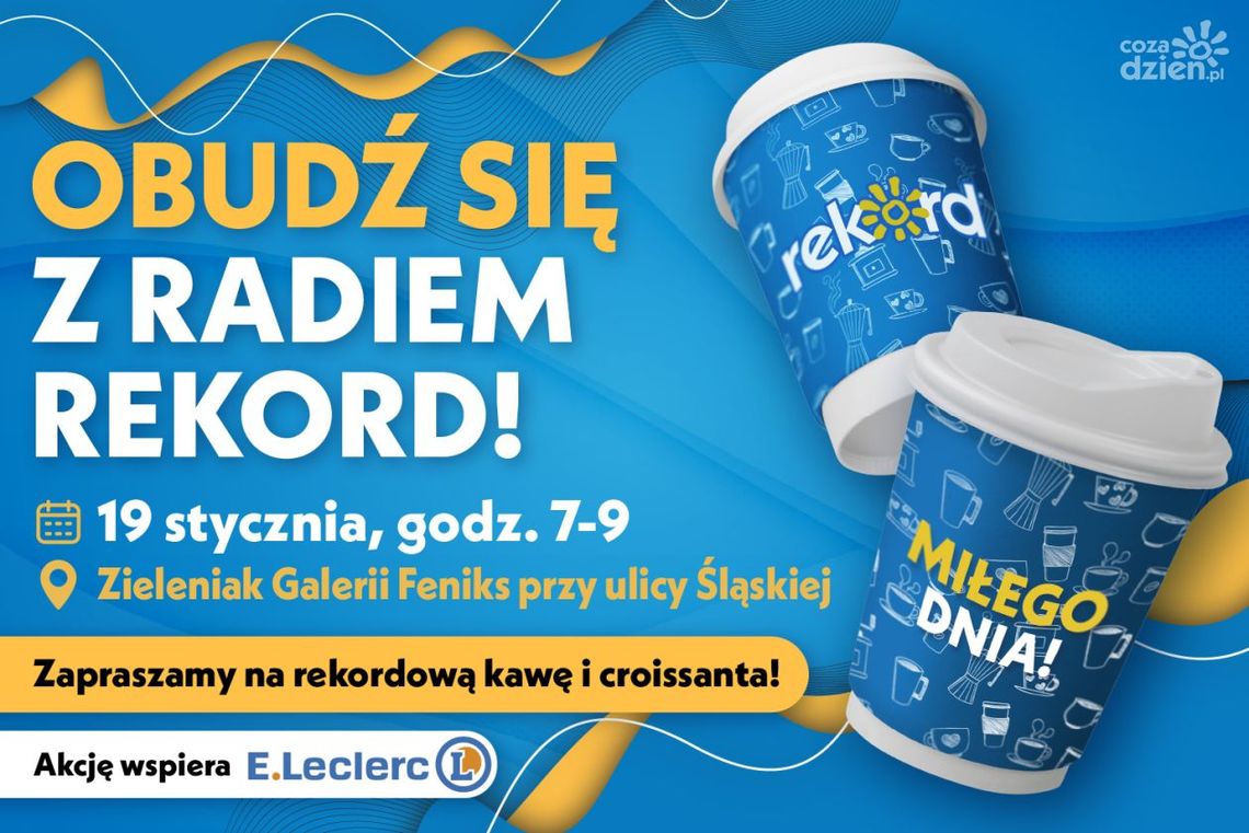Obudź się z Radiem Rekord! Zapraszamy na kawę