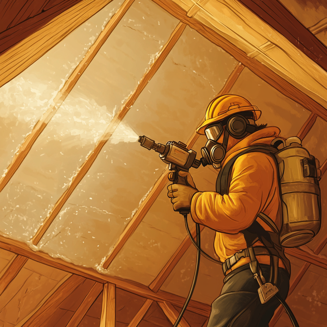 Ocieplanie ścian od wewnątrz pianką PUR