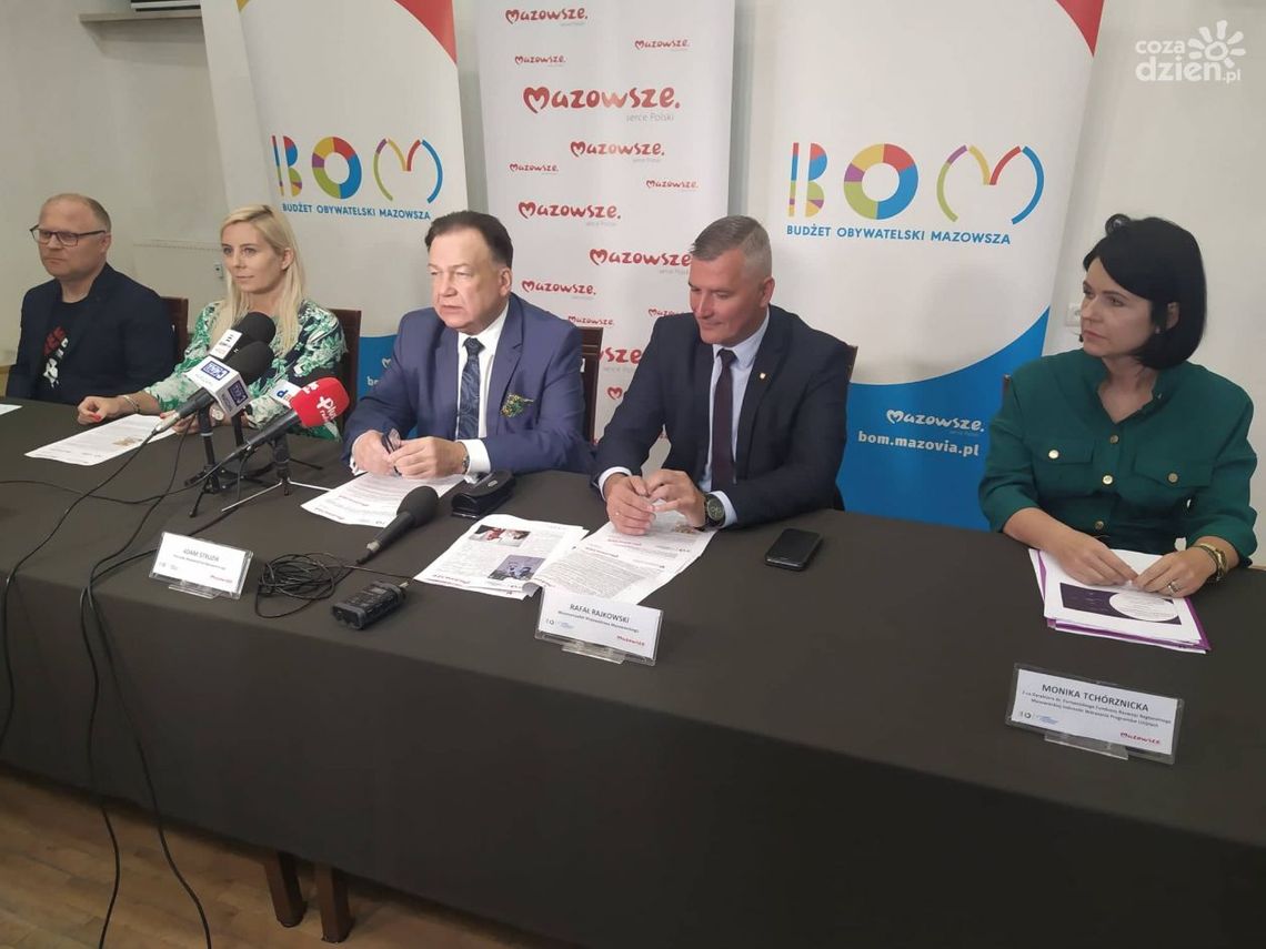 Od 20 września rusza głosowanie w Budżecie Obywatelskim Mazowsza 