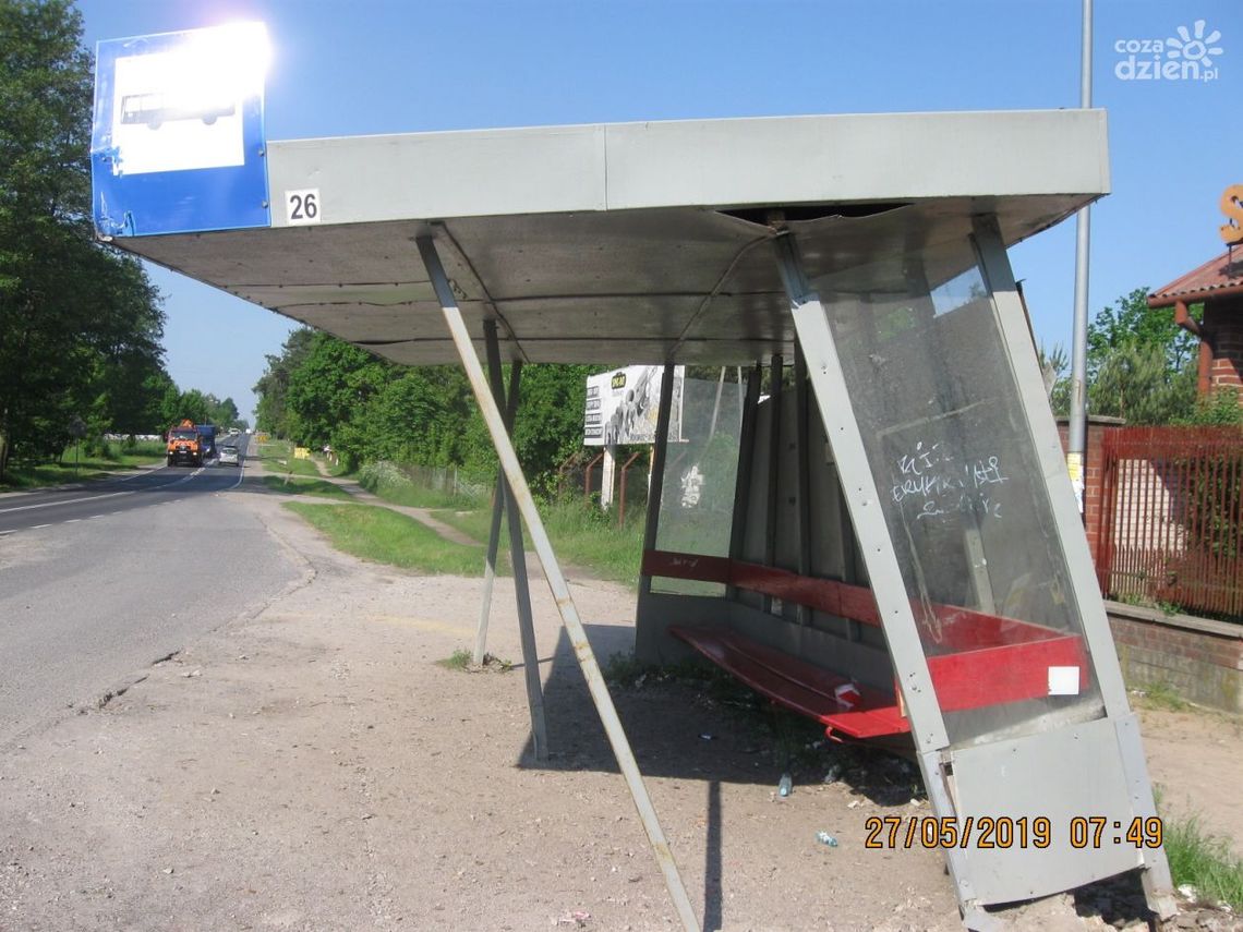 Od początku roku zdewastowano 50 przystanków