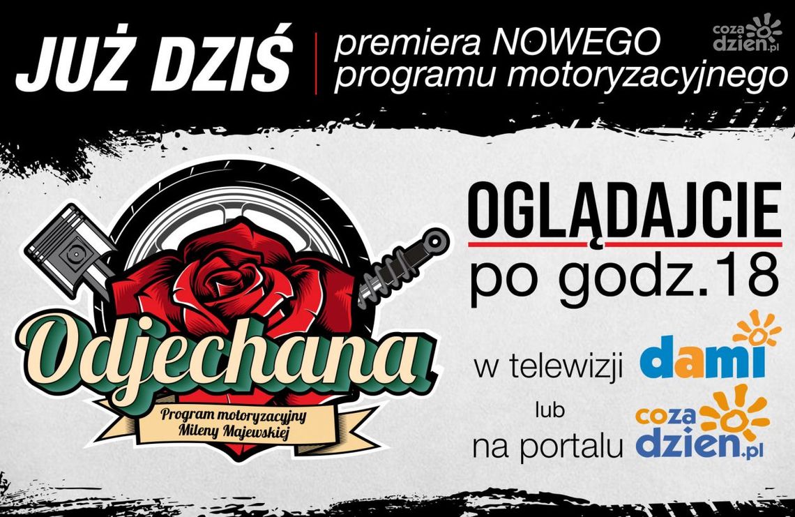 Odjechana wjeżdża do Telewizji Dami