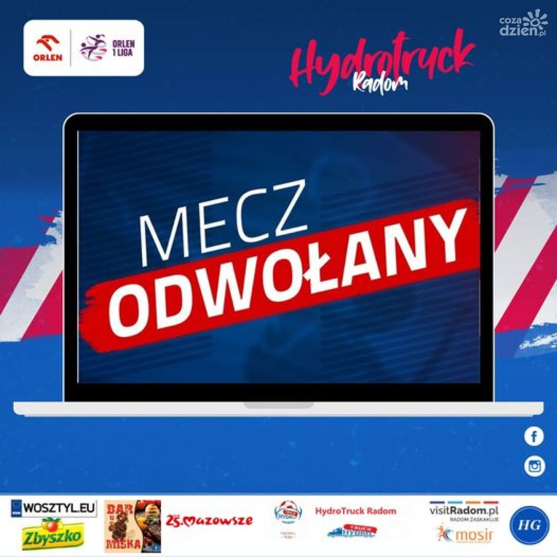 Odwołany mecz piłkarek HydroTrucku Radom