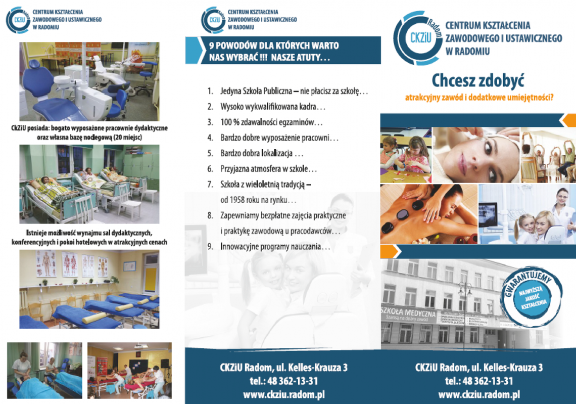 Oferta edukacyjna. Centrum Kształcenia Zawodowego i Ustawicznego