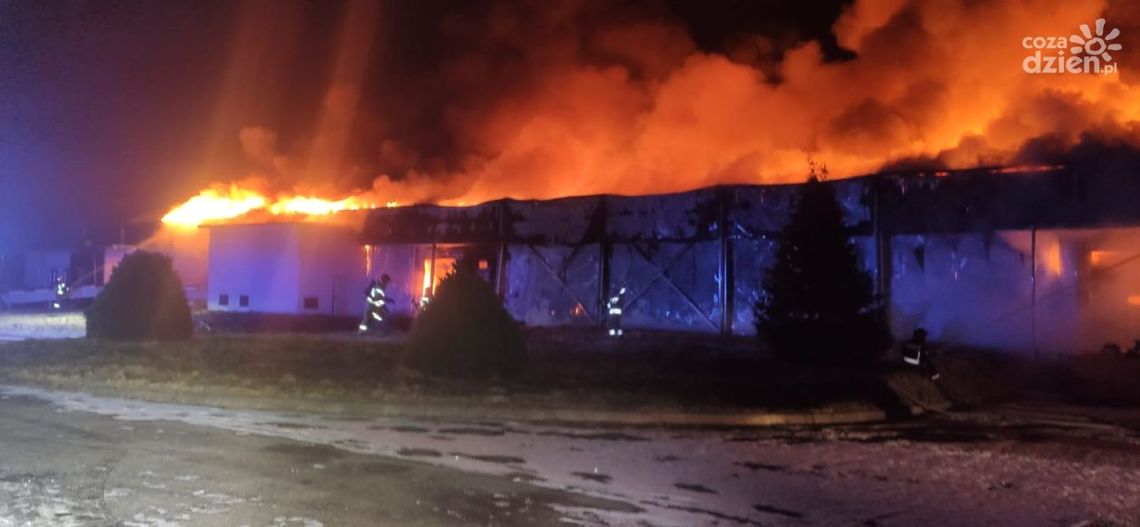 Ogromny pożar w powiecie kozienickim