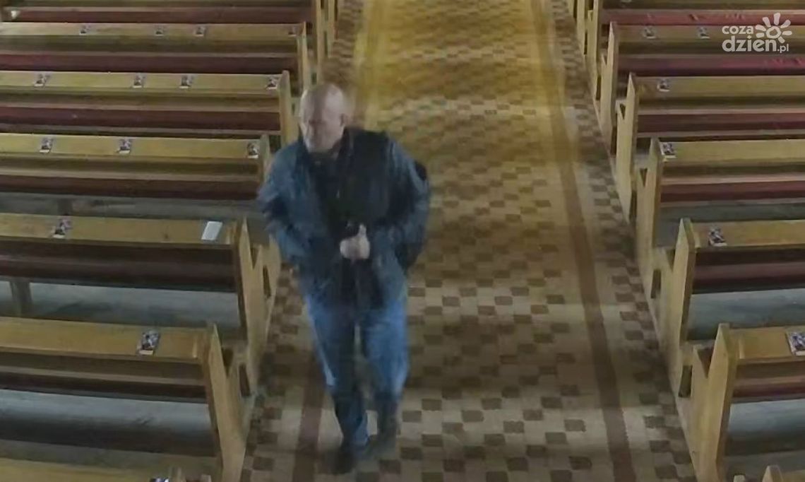 Okradł kościół. Rozpoznajesz tego mężczyznę?