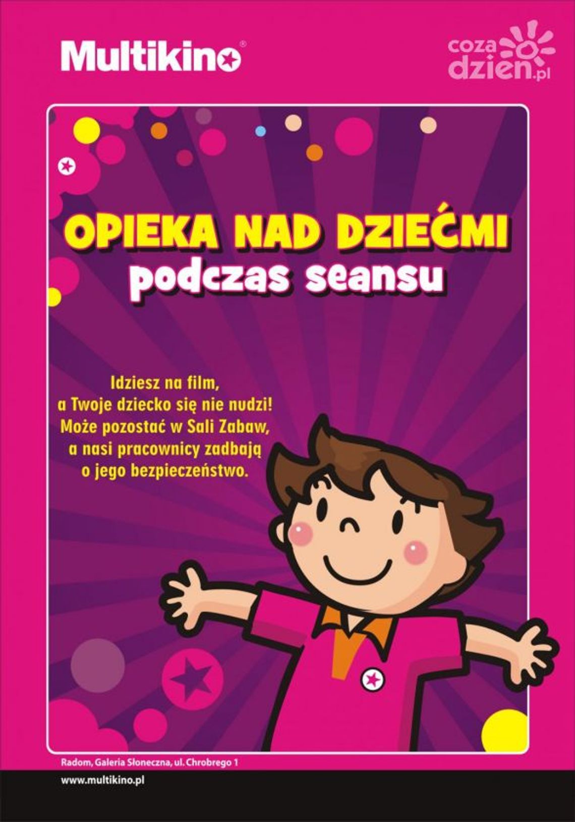 Opieka nad dziećmi w Multikinie