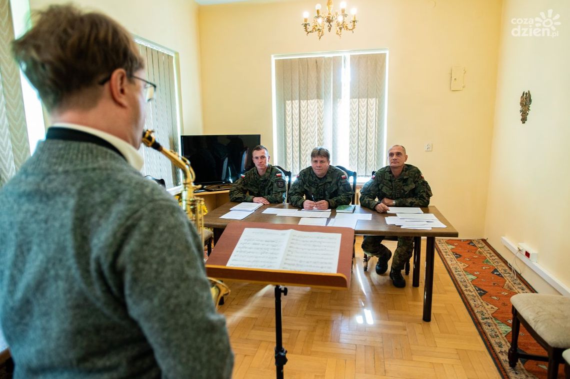Orkiestra reprezentacyjna WOT. Były pierwsze przesłuchania