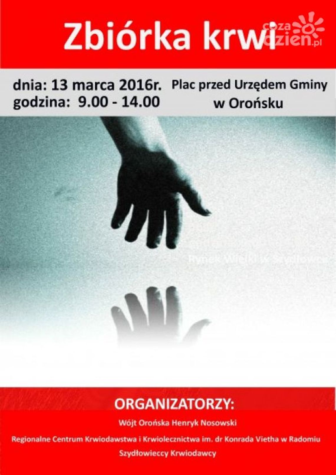 OROŃSKO. Zbiórka krwi OROŃSKO. Zbiórka krwi