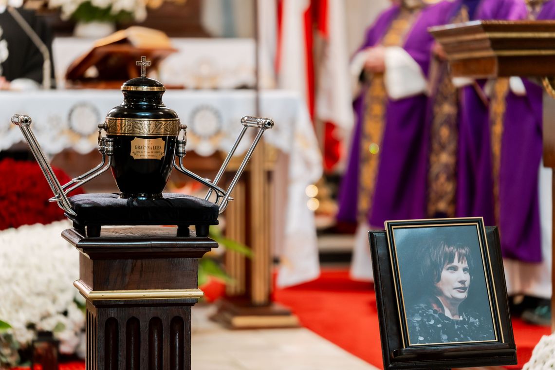 Ostatnia droga Łuby. Pożegnali ją politycy i samorządowcy