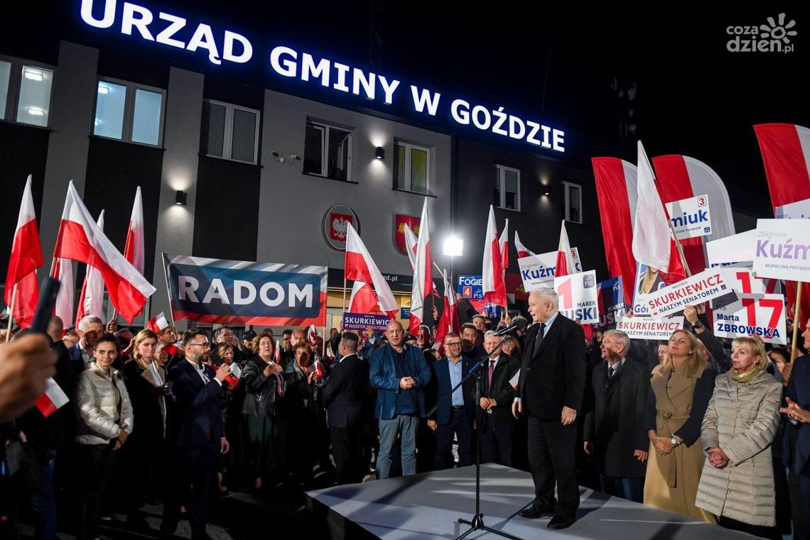 Ostatnia prosta kampanii. Kaczyński w Goździe Ostatnia prosta kampanii. Kaczyński w Goździe