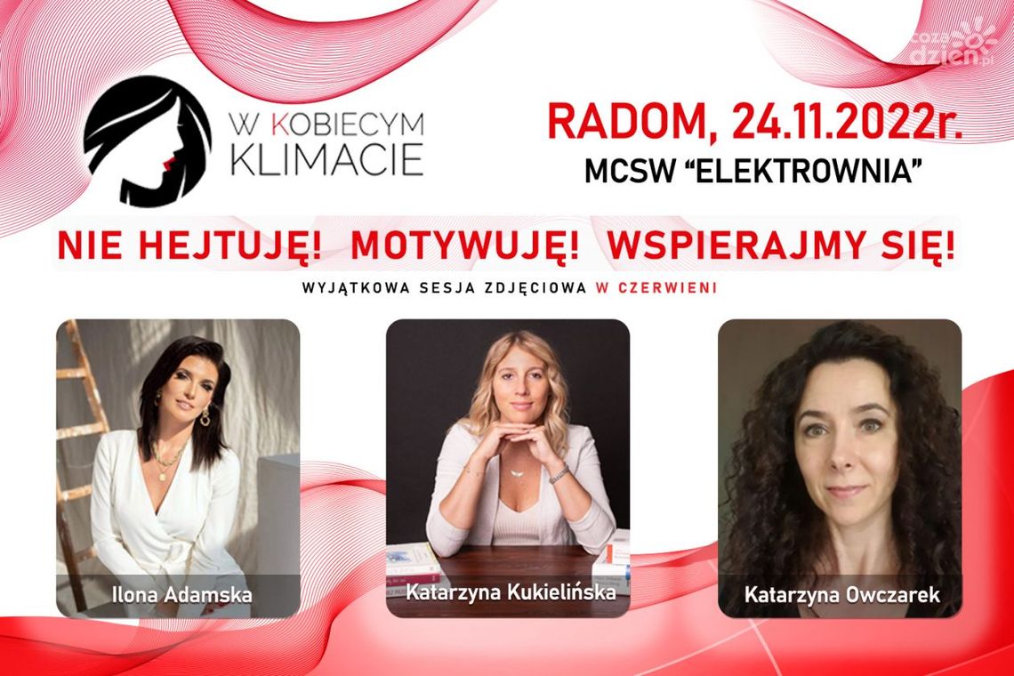 Ostatnie spotkanie W Kobiecym Klimacie już dziś! Ostatnie spotkanie W Kobiecym Klimacie już dziś!
