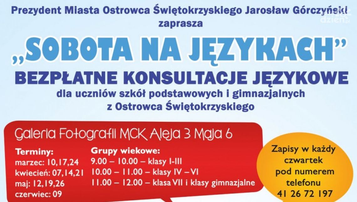 Ostrowiec. Konsultacje językowe dla uczniów podstawówek i gimnazjów Ostrowiec. Konsultacje językowe dla uczniów podstawówek i gimnazjów