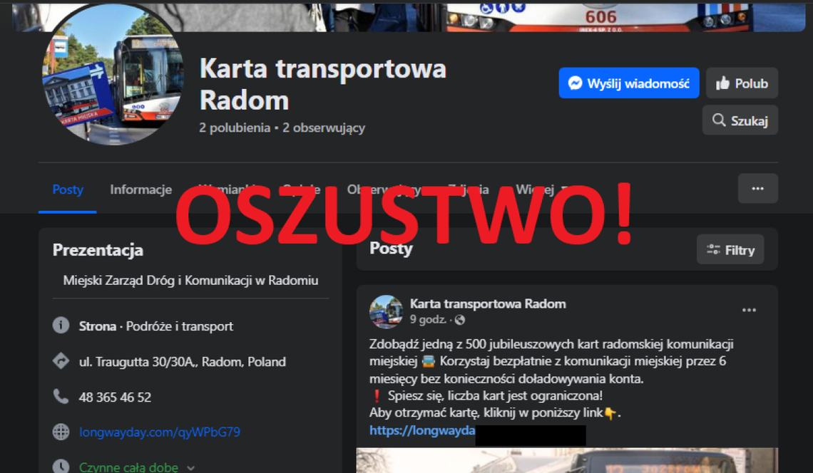 Oszustwo na kartę miejską