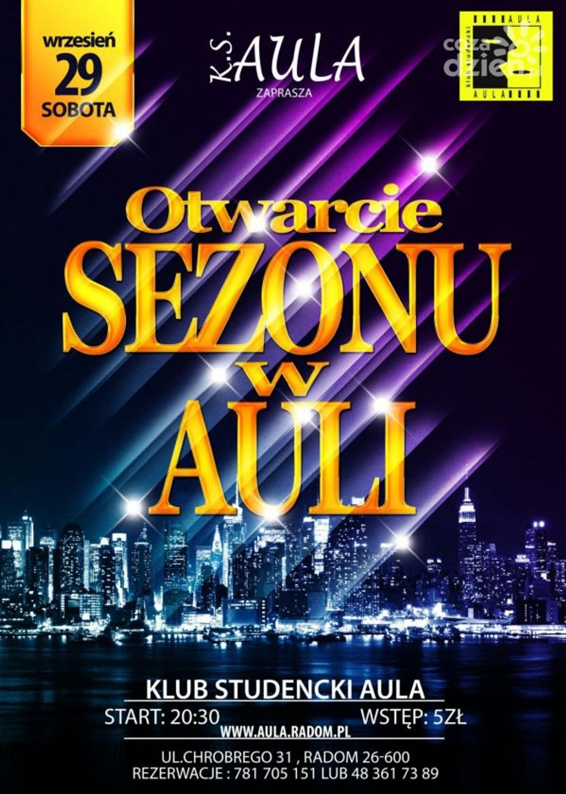 Otwarcie sezonu w Auli! Otwarcie sezonu w Auli!