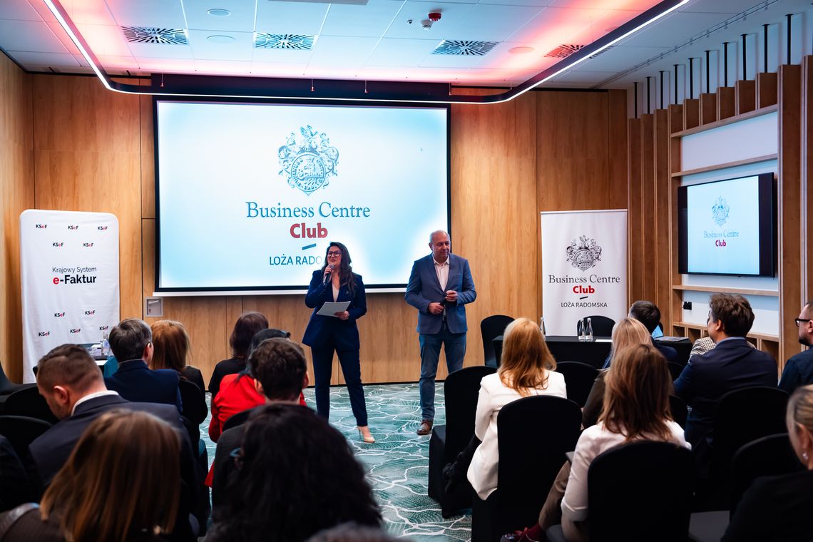 Otwarte spotkanie BCC w Radomiu: przedsiębiorcy dyskutują o nadchodzących zmianach w prawie pracy i wdrożeniu KSeF Otwarte spotkanie BCC w Radomiu: przedsiębiorcy dyskutują o nadchodzących zmianach w prawie pracy i wdrożeniu KSeF