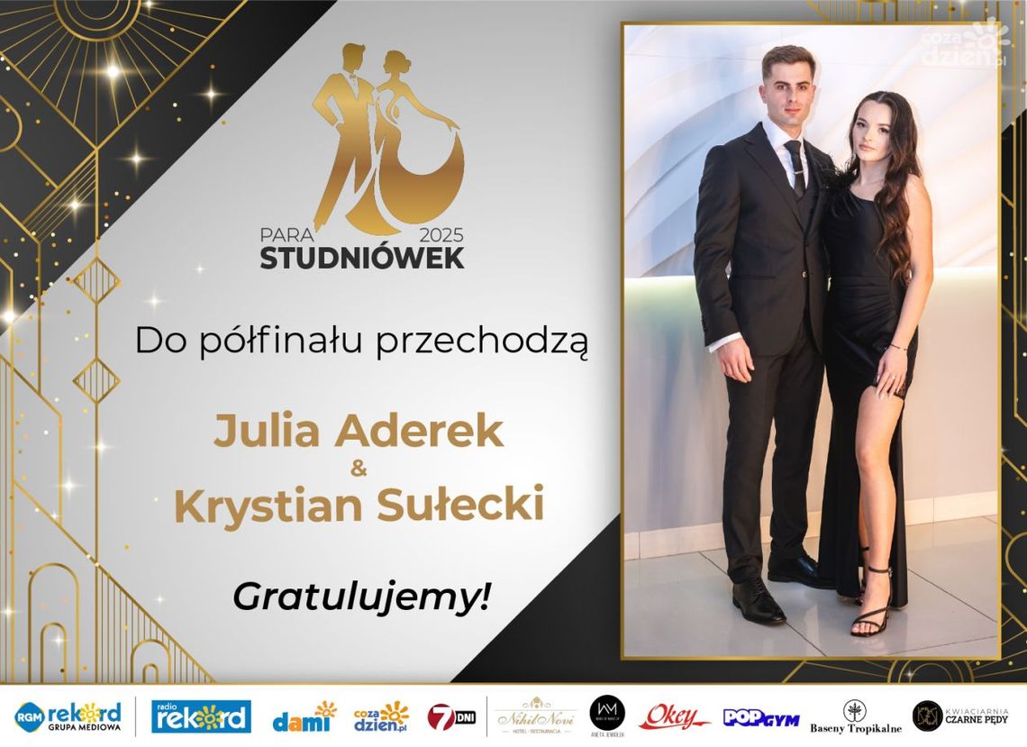 Para Studniówek 2025: To oni przechodzą dalej!