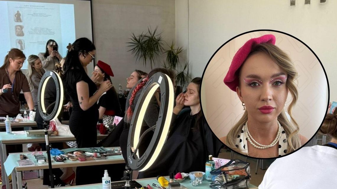 Paryska elegancja na Uniwersytecie Radomskim. Przyjechała mistrzyni świata w makijażu