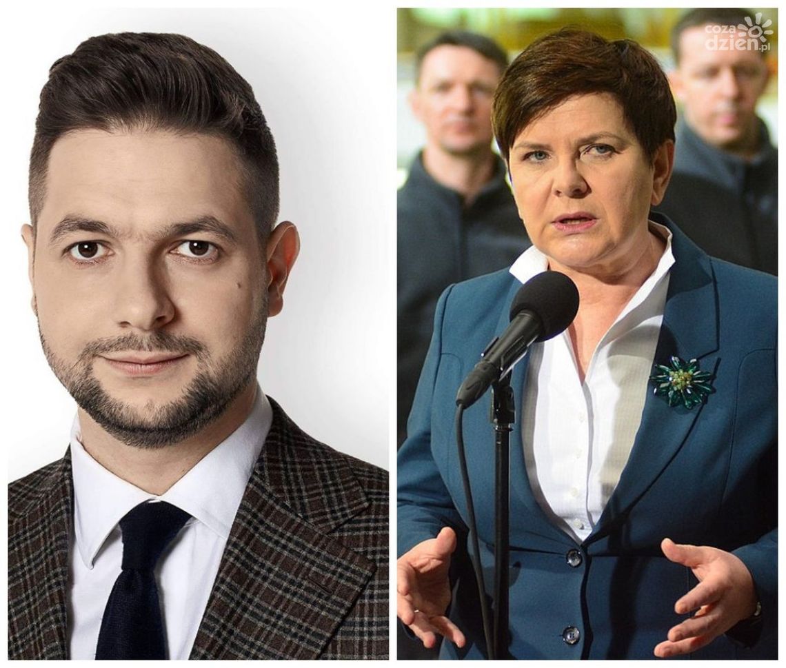 Patryk Jaki i Beata Szydło w Radomiu