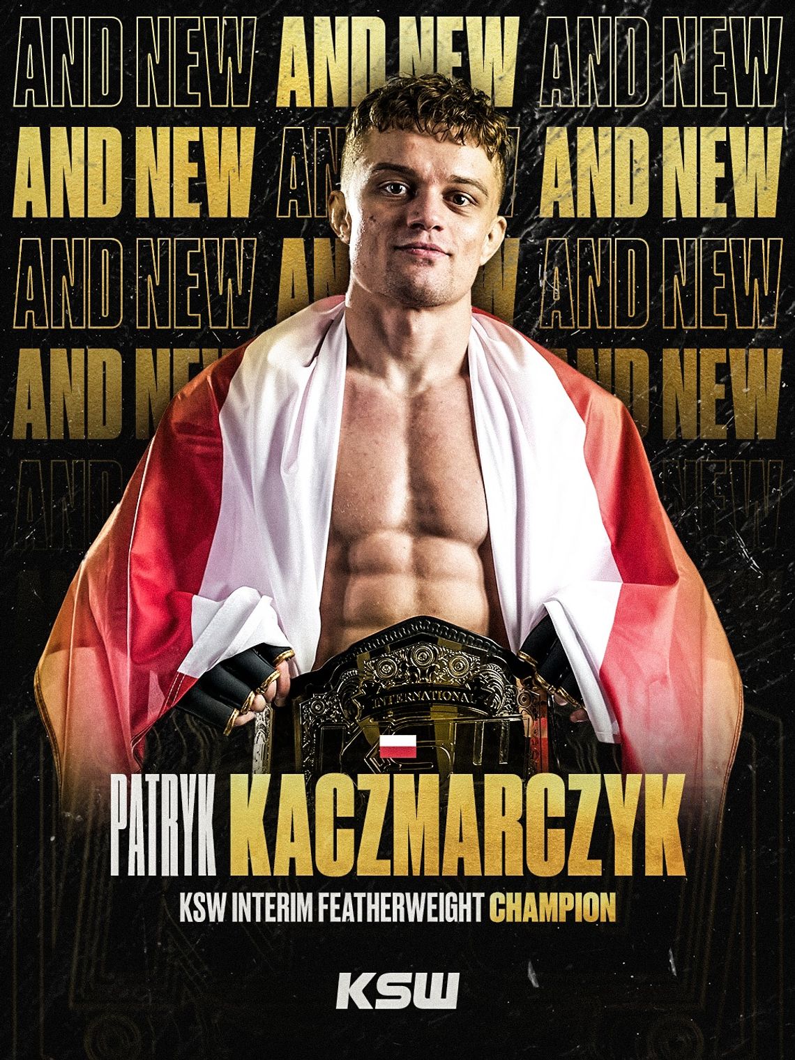 Patryk Kaczmarczyk nowym tymczasowym mistrzem KSW w wadze piórkowej po emocjonującej walce z Adamem Soldaevem!