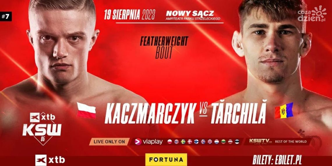 Patryk Kaczmarczyk powalczy w Nowym Sączu na XTB KSW 85