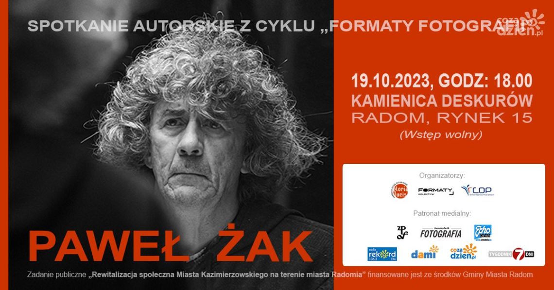 Paweł Żak w kamienicy Deskurów Paweł Żak w kamienicy Deskurów