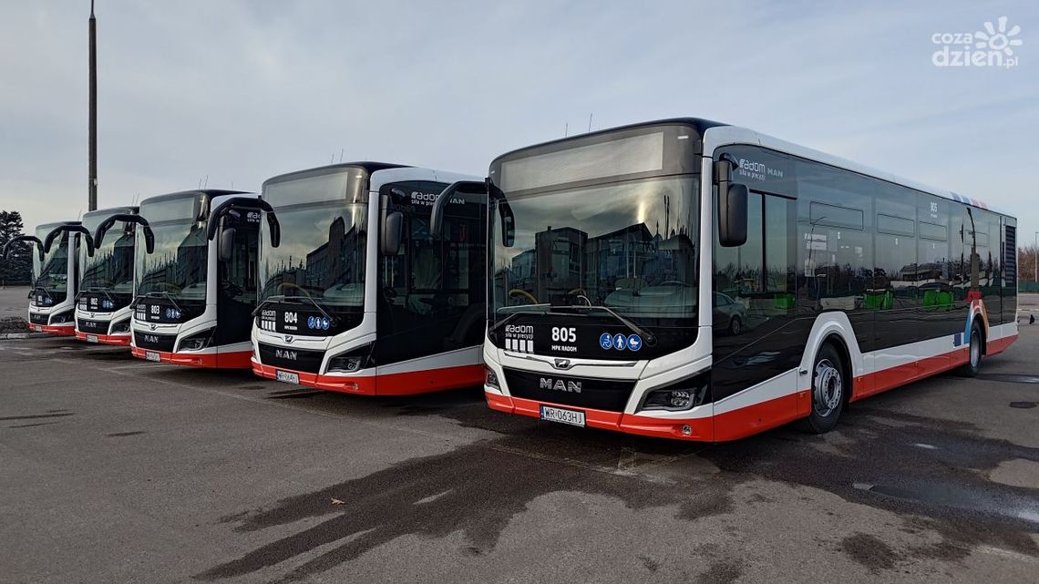 Pięć nowych autobusów na ulicach Radomia Pięć nowych autobusów na ulicach Radomia