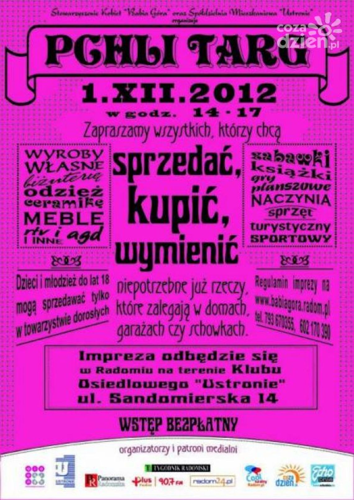 Pierwszego grudnia drugi "Pchli Targ" Babiej Góry!