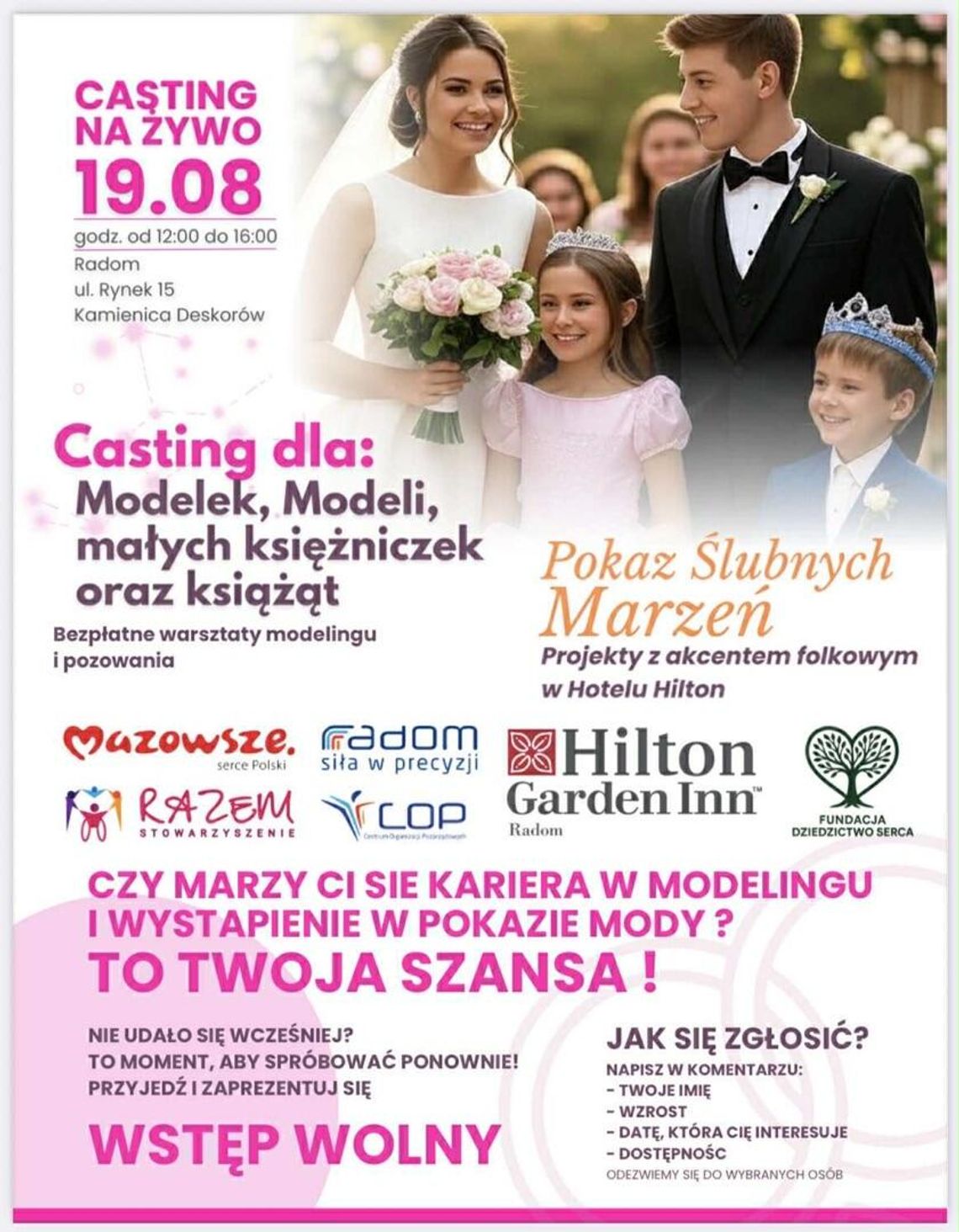 Pierwszy krok do świata mody! Rusza casting w Radomiu Pierwszy krok do świata mody! Rusza casting w Radomiu