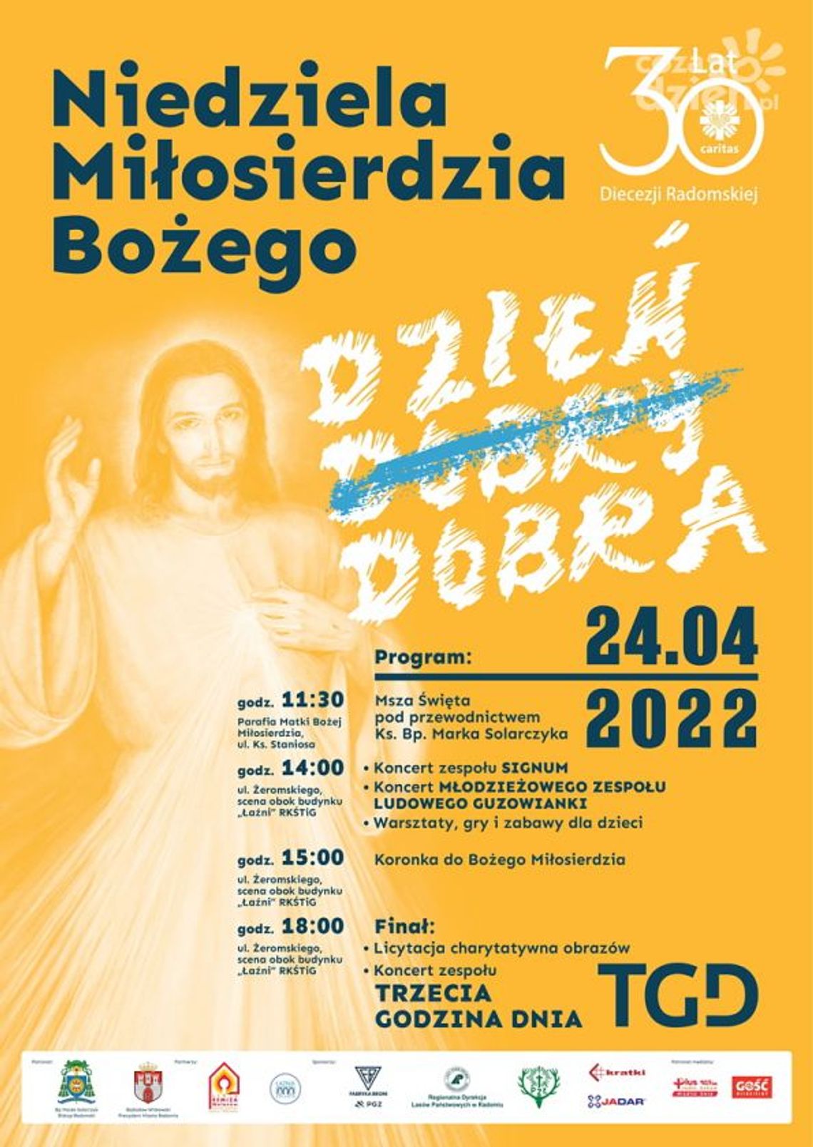 Pierwszy Ogólnopolski Dzień Dobra. Zagrają Guzowianki, Signum i TGD