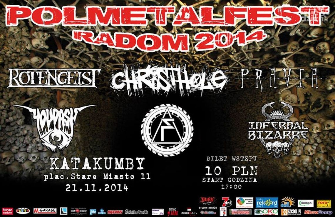 Pierwszy w Radomiu Ogólnopolski Festiwal Muzyki Metalowej! Pierwszy w Radomiu Ogólnopolski Festiwal Muzyki Metalowej!