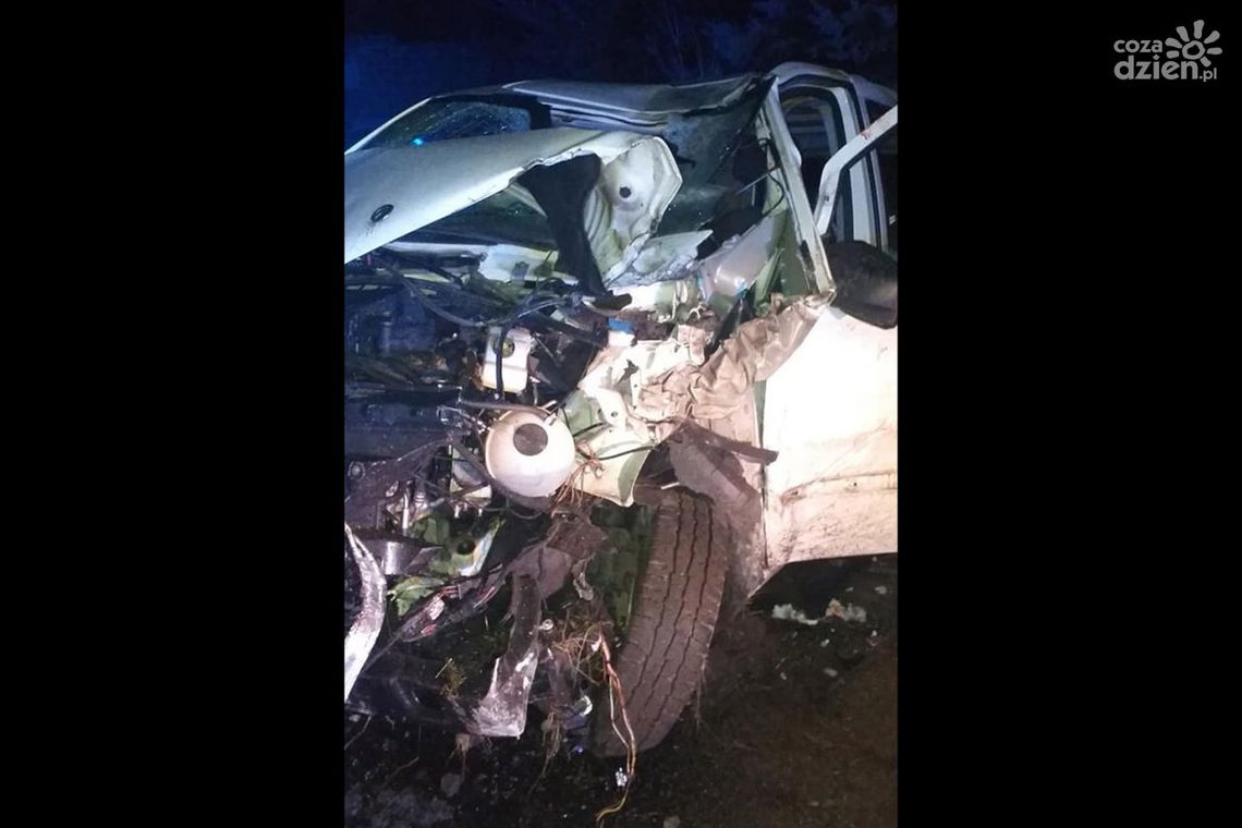 Pijany uderzył w słup przy ul. Potkanowskiej