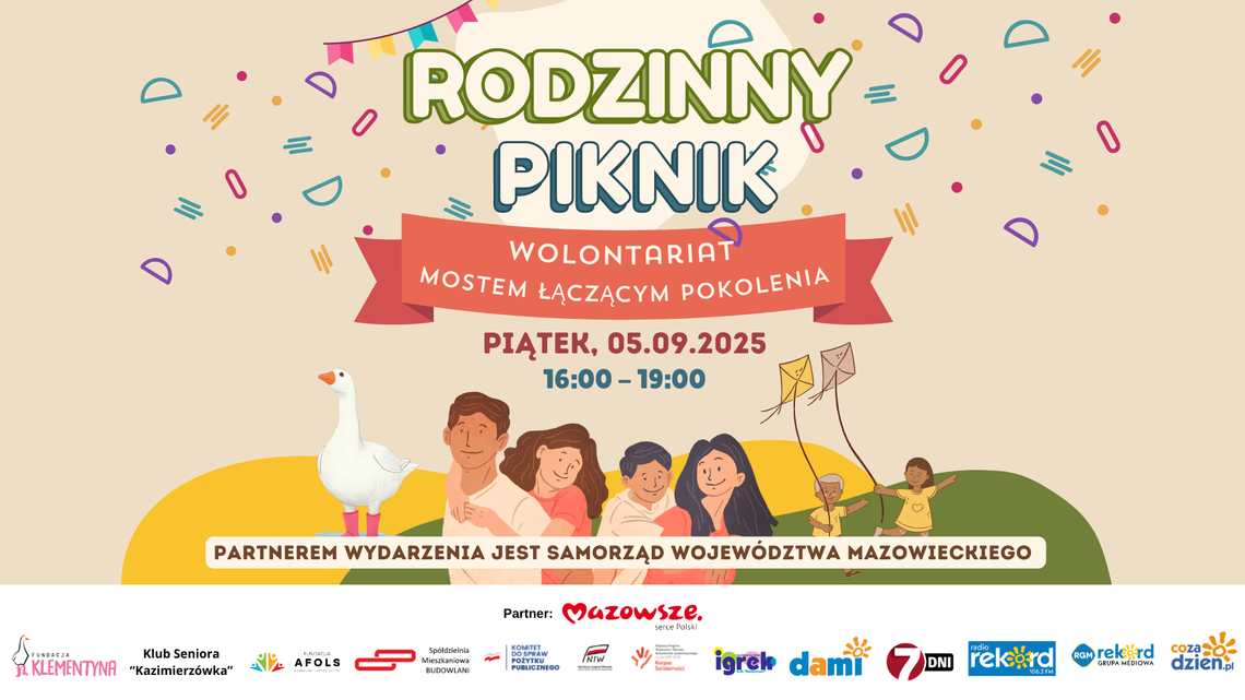 Piknik, który połączy pokolenia. Wolontariat w roli głównej