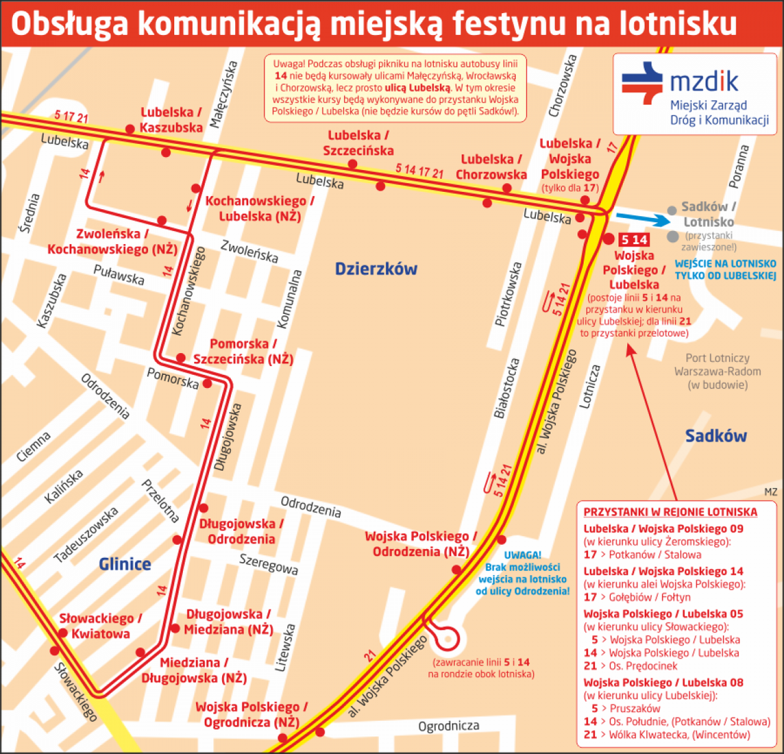 Piknik na lotnisku. Będzie więcej kursów 