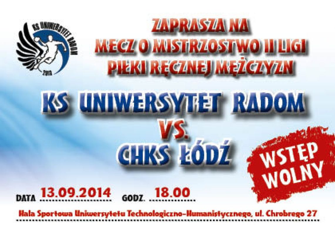 Piłkarze ręczni KS Uniwersytet zaczynają sezon Piłkarze ręczni KS Uniwersytet zaczynają sezon