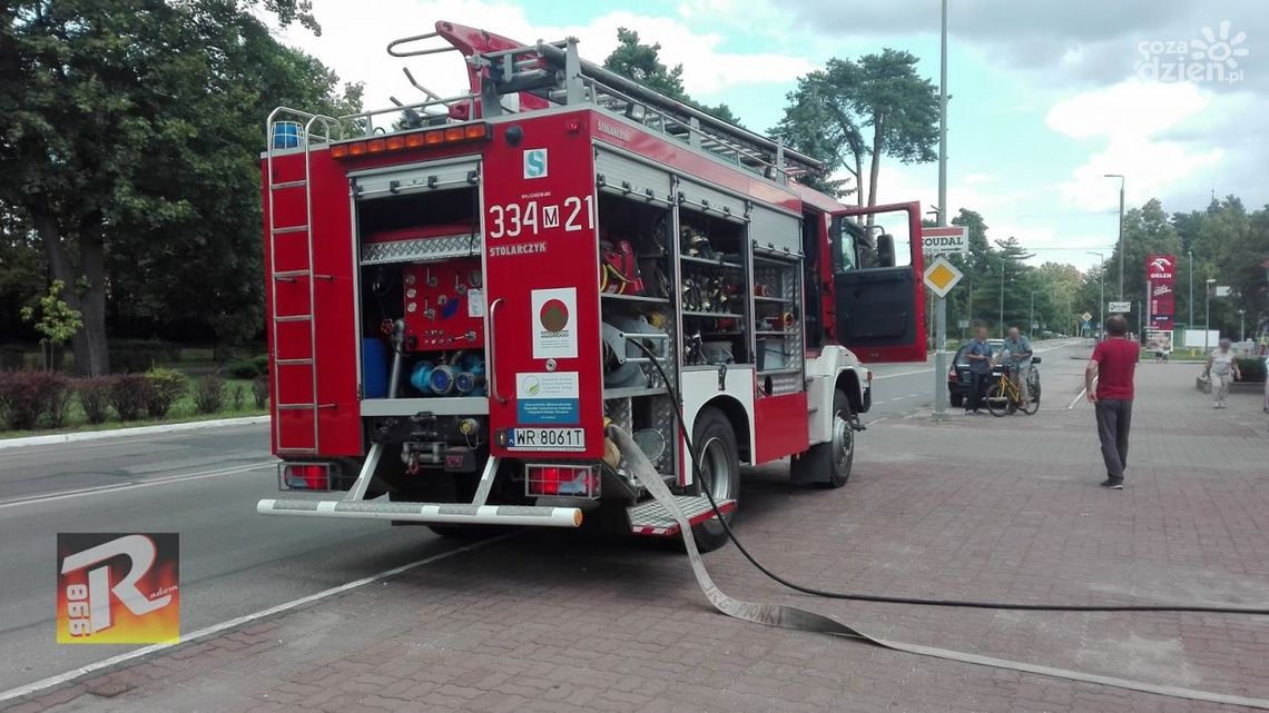 PIONKI. Ogień w Urzędzie Miasta PIONKI. Ogień w Urzędzie Miasta
