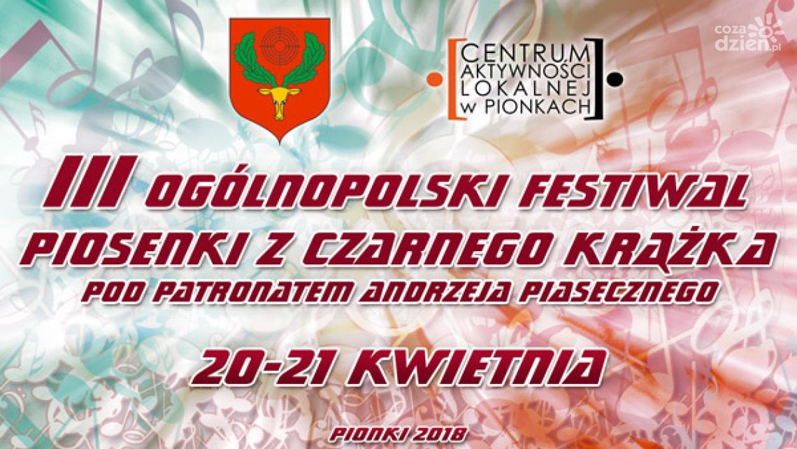 Pionki. Zgłoś się do Festiwalu Piosenki z Czarnego Krążka