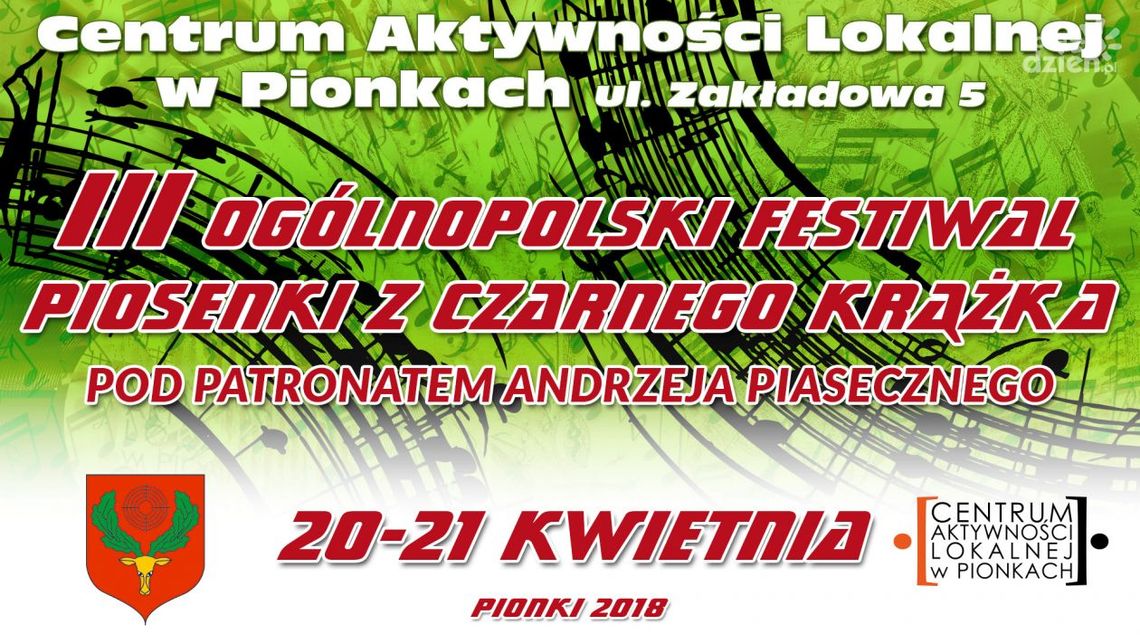 Pionki. Znamy skład Jury Festiwalu Piosenki z Czarnego Krążka