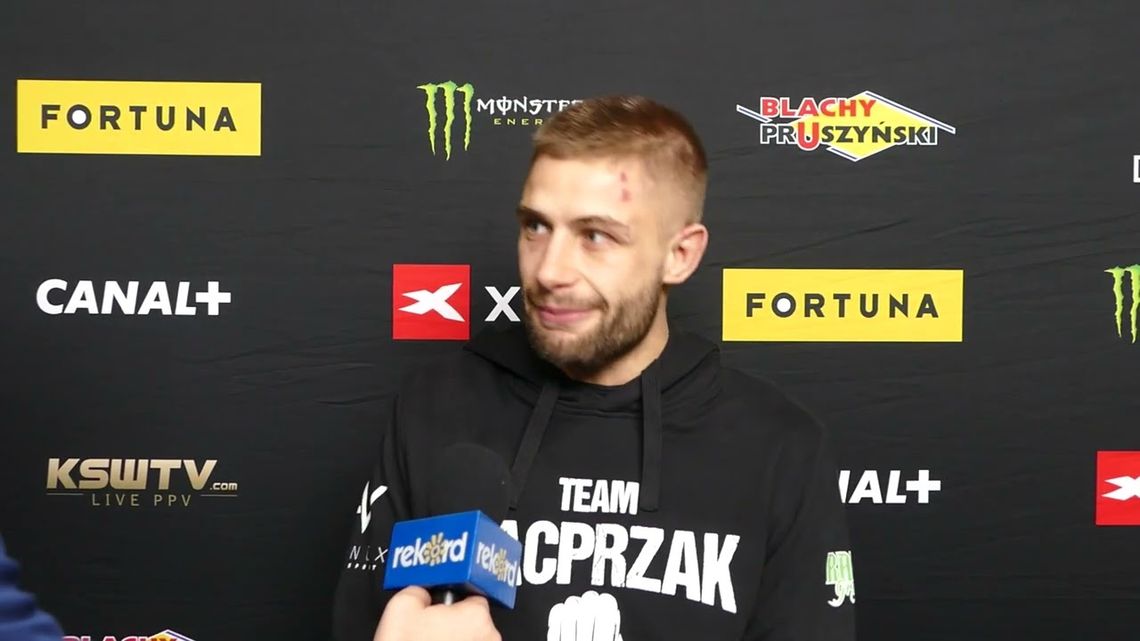 Piotr Kacprzak po XTB KSW 114: W końcu mi ten sport oddał za ciężką pracę i cierpliwość
