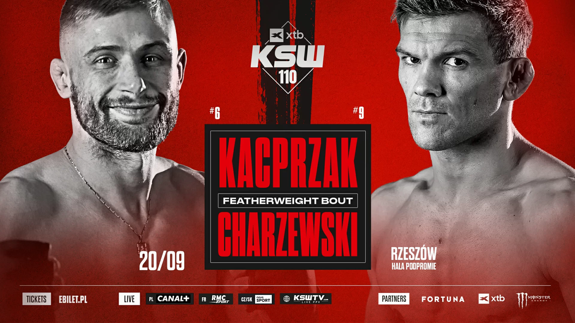 Piotr Kacprzak powalczy na XTB KSW 110 w Rzeszowie we wrześniu Piotr Kacprzak powalczy na XTB KSW 110 w Rzeszowie we wrześniu
