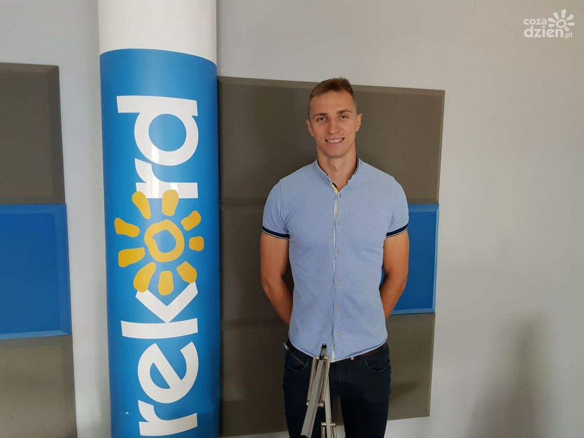 Piotr Skiba - rozmowa w studiu lokalnym Radia Rekord