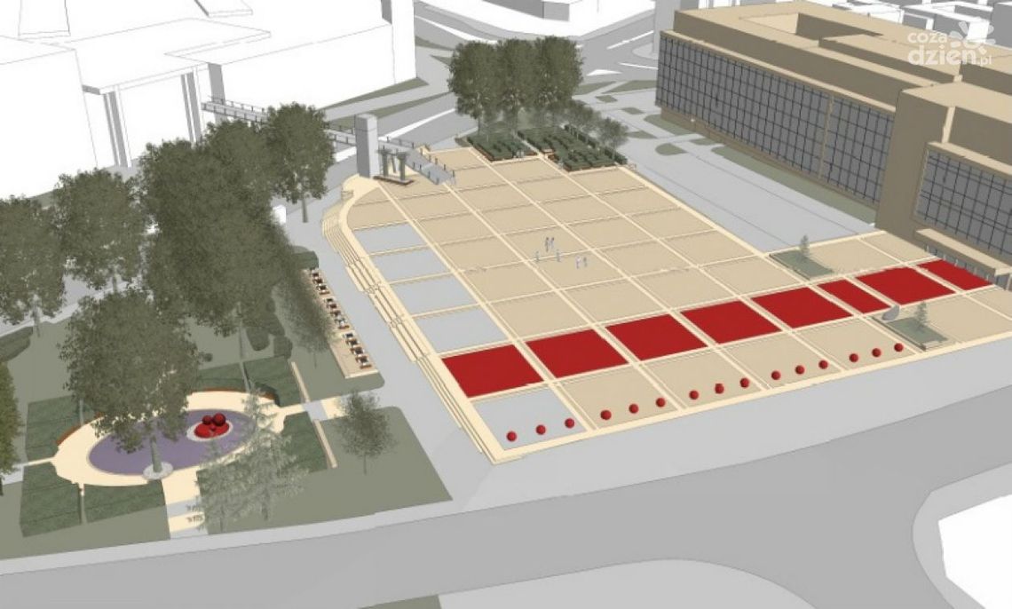 Plac Jagielloński wypięknieje Plac Jagielloński wypięknieje