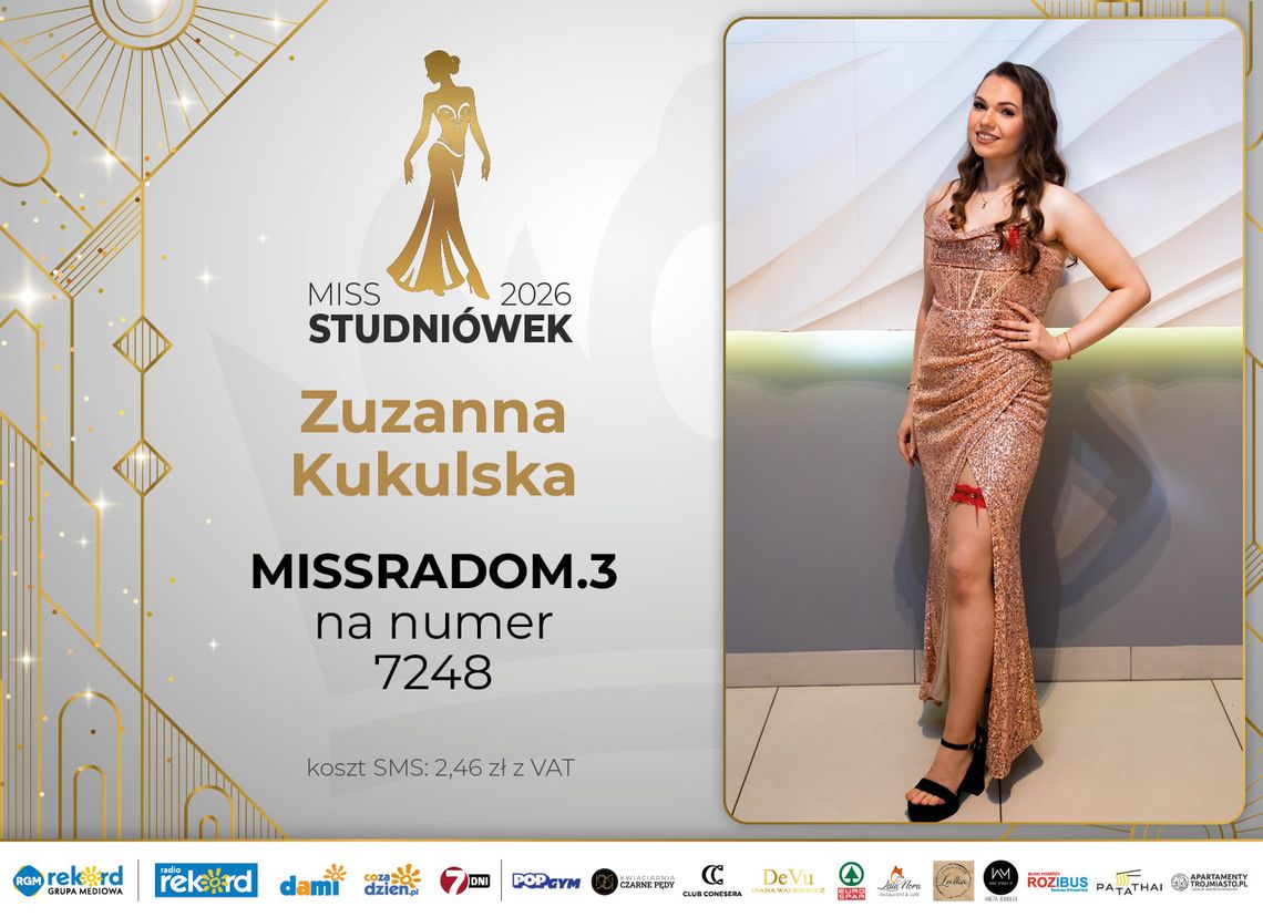 Plebiscyt studniówkowy 2026: Znamy pierwszą finalistkę!