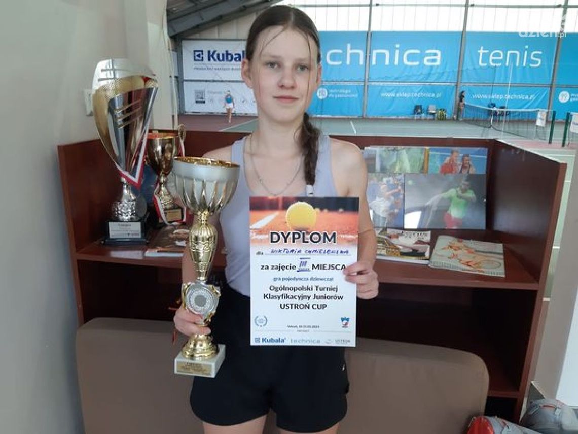 Podium Wiktorii Chmielewskiej w OTK juniorek w Ustroniu