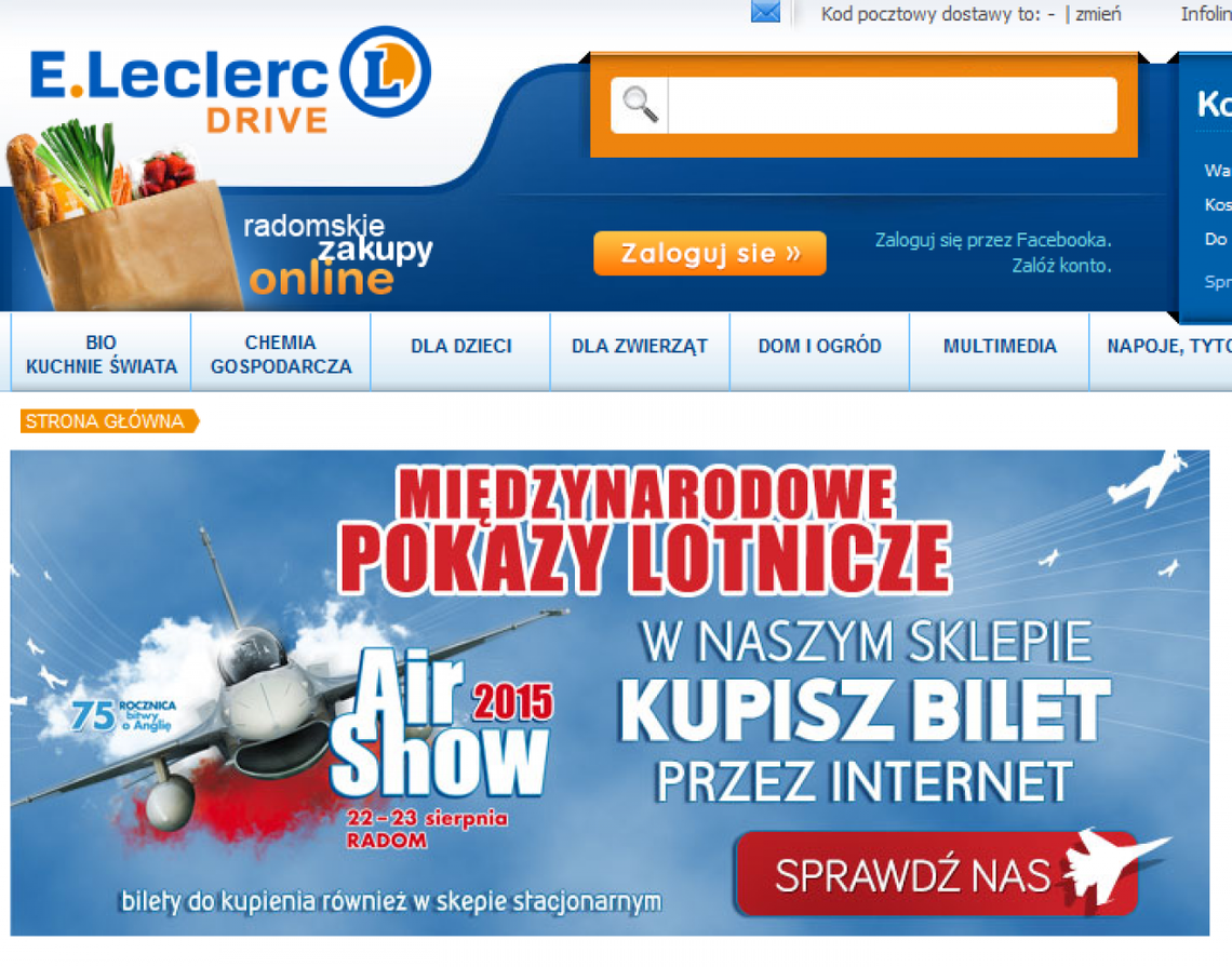 Podniebne akrobacje E.Leclerc zaprasza do zakupu biletów na Air Show