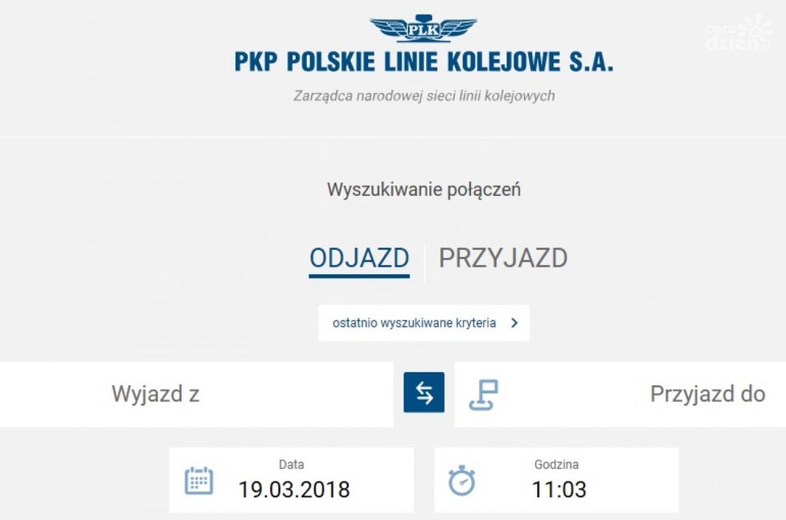 Podróż pociągiem? Nowa wyszukiwarka połączeń
