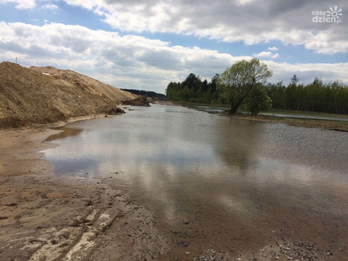 Podtopienia na budowie obwodnicy zachodniej
