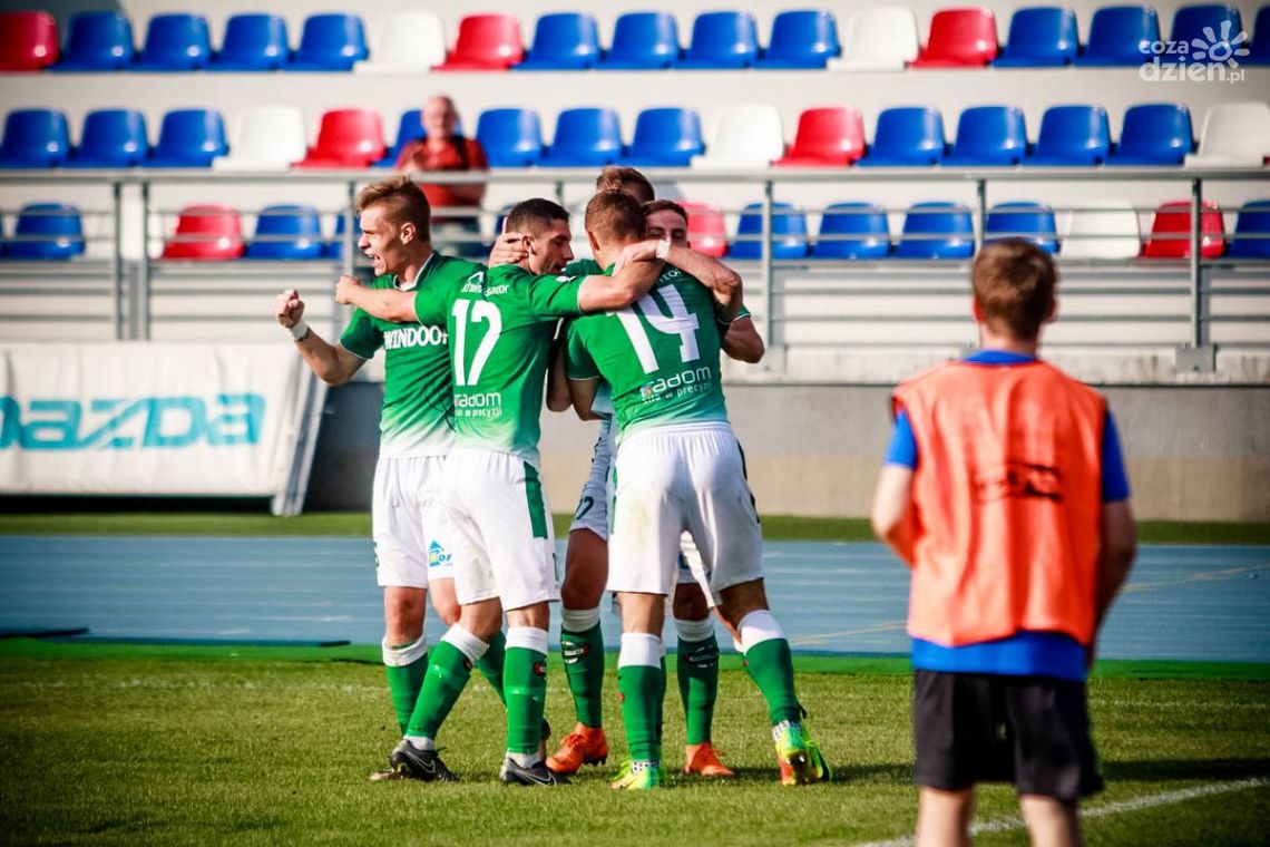 Pokaz gry Radomiaka! Sześć goli "Zielonych" Pokaz gry Radomiaka! Sześć goli "Zielonych"