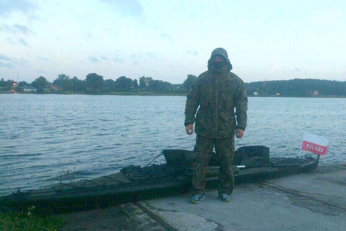 Pokona Wisłę kajakiem, ale pod prąd