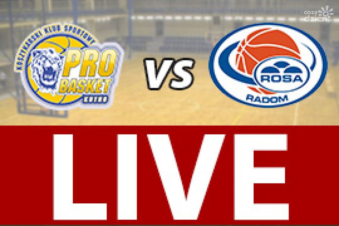 Polfarmex Kutno - ROSA Radom 68:73 (zapis relacji)